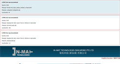 Desktop Screenshot of inmat-tech.com